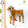 Lovely toys!!!running yellow tiger toy, small tiger toys from China, rocking horse